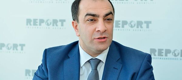 Председатель Объединенного конгресса азербайджанцев Украины Ровшан Тагиев - Sputnik Азербайджан