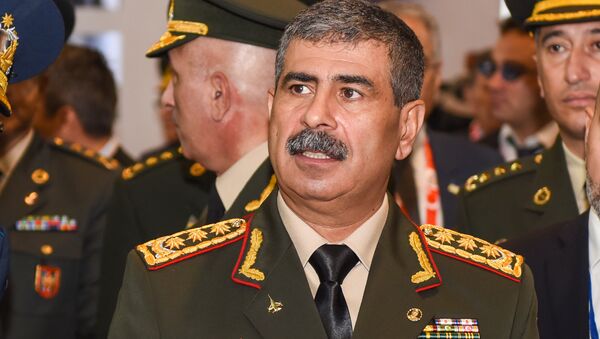 Müdafiə naziri general-polkovnik Zakir Həsənov, arxiv şəkli - Sputnik Azərbaycan