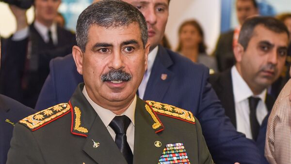 Министр обороны Азербайджана Закир Гасанов - Sputnik Azərbaycan