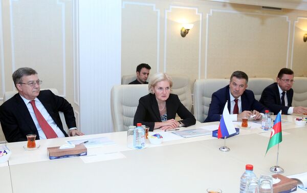 В Министерстве труда и социальной защиты населения АР прошла встреча с заместителем председателя правительства РФ Ольгой Голодец - Sputnik Азербайджан