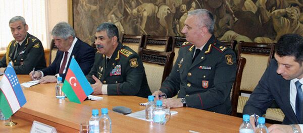 Визит министра обороны Азербайджана генерал-полковника Закира Гасанова - Sputnik Азербайджан