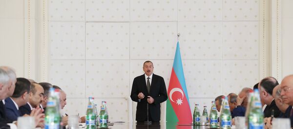 Заседание Кабинета Министров Азербайджана под председательством Президента Ильхама Алиева Заседание Кабинета Министров Азербайджана под председательством Президента Ильхама Алиева - Sputnik Азербайджан