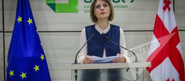 Пресс-спикер ЦИК Грузии Ана Микеладзе - Sputnik Азербайджан