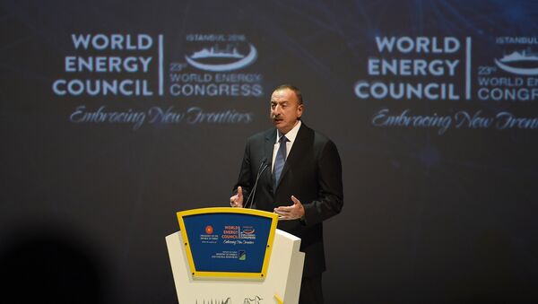 Prezident İlham Əliyevin İstanbul energetika forumundakı çıxışı - Sputnik Azərbaycan