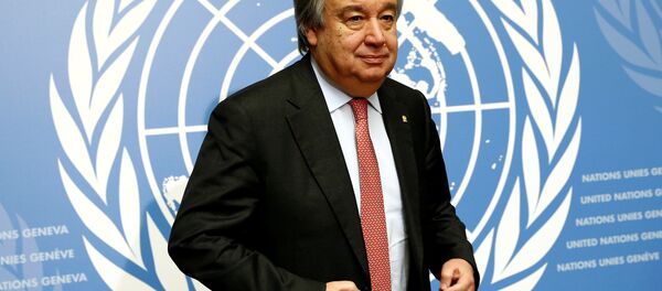 Антониу Гутерреш, генеральный секретарь ООН, архивное фото - Sputnik Азербайджан