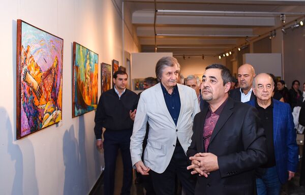 Выставка Интигама Агаева Мои воспоминания - Sputnik Азербайджан