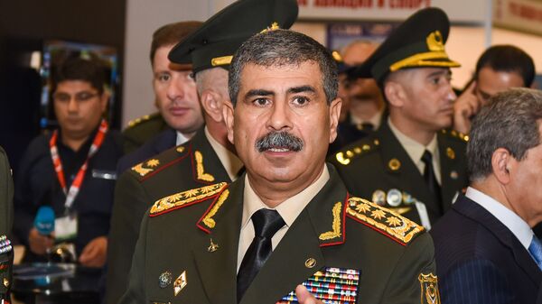 Министр обороны Азербайджана Закир Гасанов, фото из архива - Sputnik Азербайджан