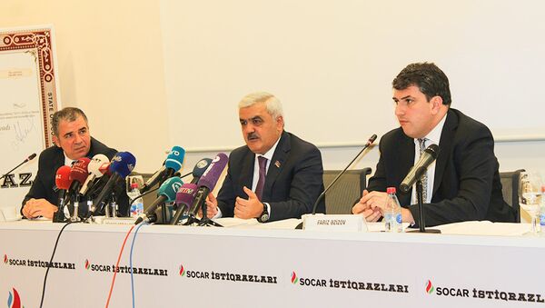 Пресс-конференция, посвященная итогам размещения облигации SOCAR - Sputnik Азербайджан