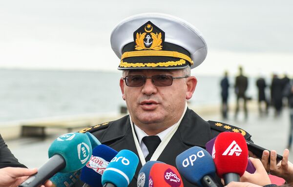 Заместитель командующего Военно-морскими силами АР Натиг Багиров - Sputnik Азербайджан