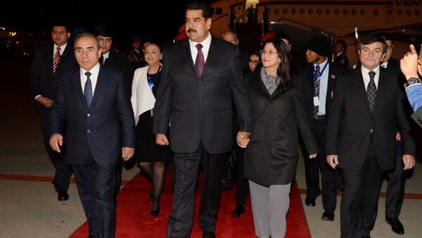 Venesuela prezidenti Nikolas Maduro Bakıya səfər edib - Sputnik Azərbaycan