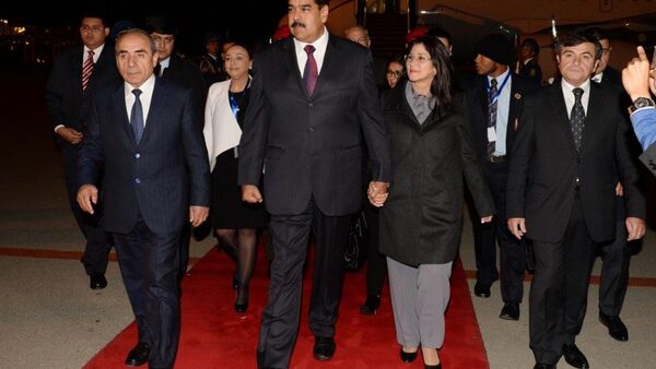 Президент Венесуэлы Николас Мадуро прибыл с официальным визитом в Азербайджан - Sputnik Азербайджан