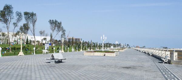 Металлические скамейки в Сумгайытском парке Металлические скамейки в Сумгайытском парке - Sputnik Азербайджан