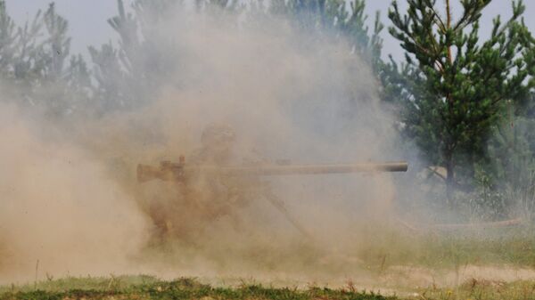 Стрельба из гранатомета, фото из архива - Sputnik Азербайджан