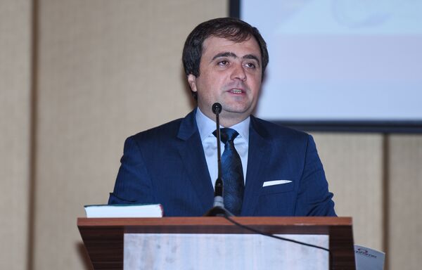 Глава Азербайджанского фонда поощрения экспорта и инвестиций (Azpromo) Руфат Мамедов. Глава Азербайджанского фонда поощрения экспорта и инвестиций (Azpromo) Руфат Мамедов. - Sputnik Азербайджан