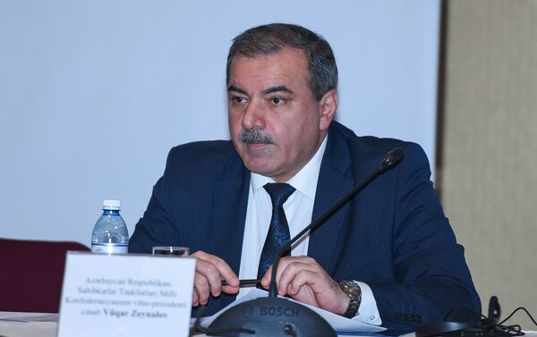 Вице-президент Национальной конфедерации предпринимателей Азербайджана Вугар Зейналов - Sputnik Азербайджан
