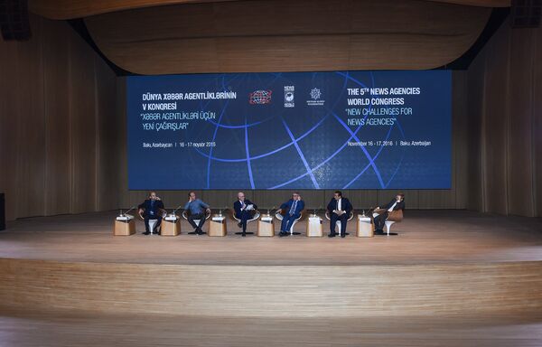 Пятый Всемирный конгресс новостных агентств в Баку - Sputnik Азербайджан