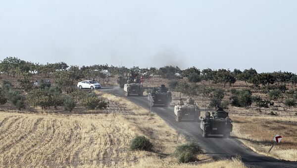 Турецкие войска на границе с Сирией – в Каркамыше, фото из архива - Sputnik Азербайджан