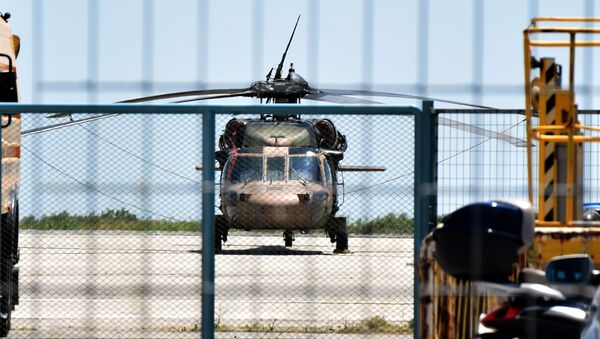 Вертолет ВВС Турции, фото из архива - Sputnik Азербайджан