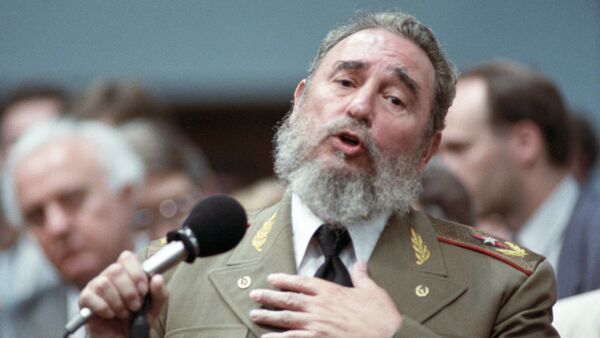 Фидель Кастро, фото из архива - Sputnik Азербайджан