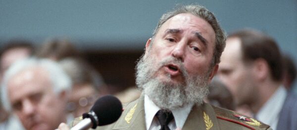 Фидель Кастро, фото из архива - Sputnik Азербайджан