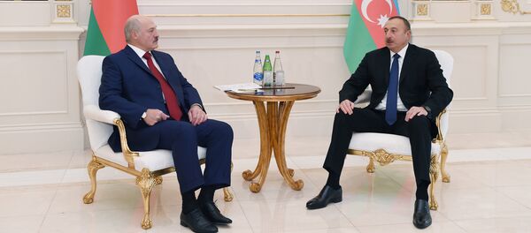 Состоялась встреча Ильхама Алиева и Президента Республики Беларусь Александра Лукашенко один на один Состоялась встреча Ильхама Алиева и Президента Республики Беларусь Александра Лукашенко один на один - Sputnik Азербайджан