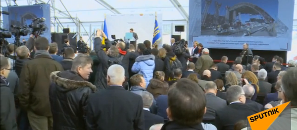 LIVE: Закрытие защитным саркофагом четвертого энергоблока Чернобыльской АЭС - Sputnik Азербайджан