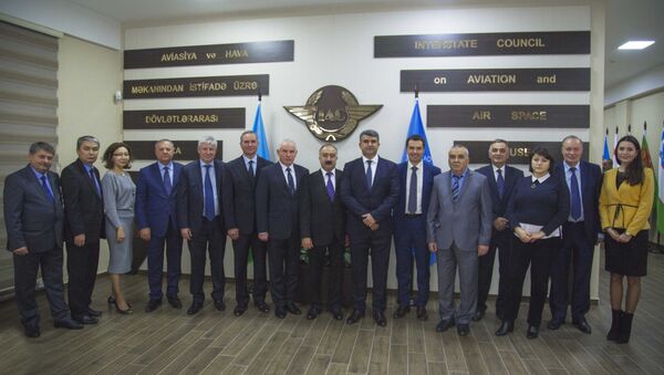 Участники конференции Межгоссовета по авиации и использованию воздушного пространства - Sputnik Азербайджан