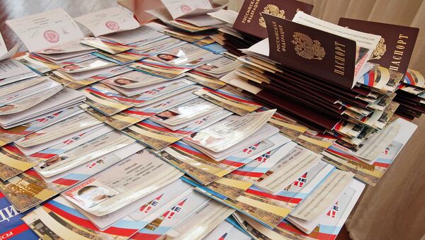 Паспорта Российской Федерации, фото из архива - Sputnik Азербайджан