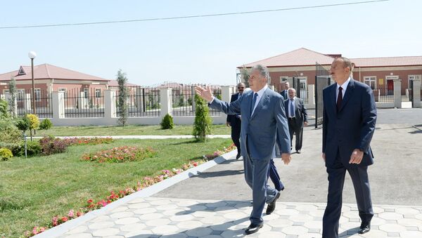 Визит Президента Ильхама Алиева в Агдамский район, фото из архива - Sputnik Азербайджан
