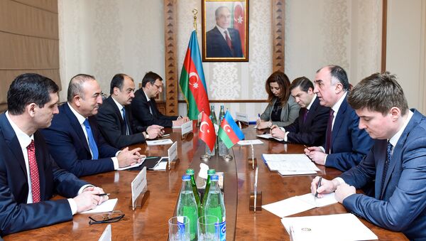 Встреча глав МИД Азербайджана и Турции в Баку - Sputnik Азербайджан