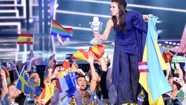 Победительница Евровидения-2016 украинская исполнительница Джамала - Sputnik Азербайджан