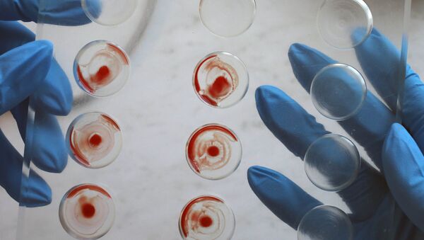 Анализ крови, фото из архива - Sputnik Азербайджан