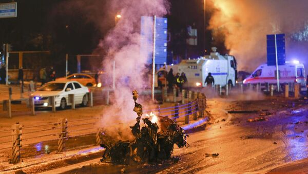 Двойной теракт в Стамбуле - Sputnik Азербайджан
