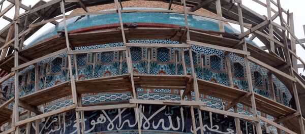 Детали мавзолея в Барде Детали мавзолея в Барде - Sputnik Азербайджан