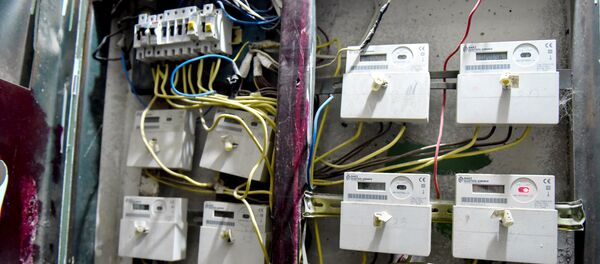 Электрические счетчики, фото из архива - Sputnik Азербайджан
