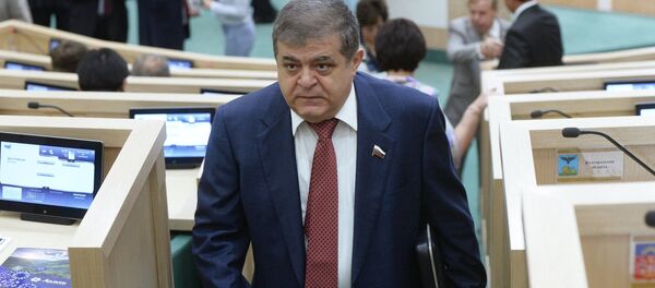 Первый заместитель председателя Комитета Совета Федерации по международным делам Владимир Джабаров, фото из архива - Sputnik Азербайджан