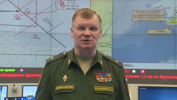 Представитель Минобороны РФ Конашенков о ходе поисковой операции Ту-154 в Сочи - Sputnik Азербайджан