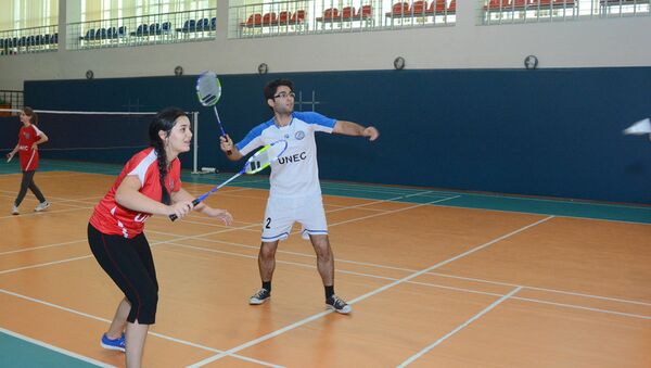 UNEC-in badmintonçuları güclərini sınayıblar - Sputnik Azərbaycan