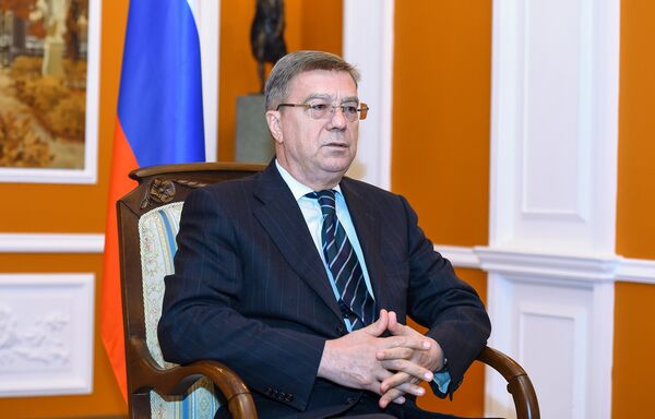 Чрезвычайный и полномочный посол Российской Федерации в Азербайджане Владимир Дорохин Чрезвычайный и полномочный посол Российской Федерации в Азербайджане Владимир Дорохин - Sputnik Азербайджан