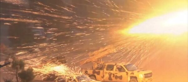 Наступление сирийской армии на боевиков в районе Вади Барада в Дамаске Наступление сирийской армии на боевиков в районе Вади Барада в Дамаске - Sputnik Азербайджан