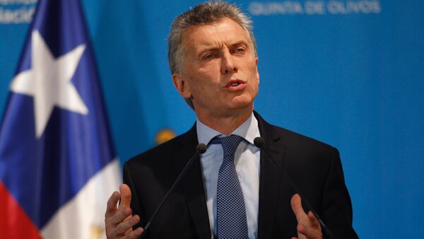 Argentina prezidenti Maurisio Makrini - Sputnik Azərbaycan