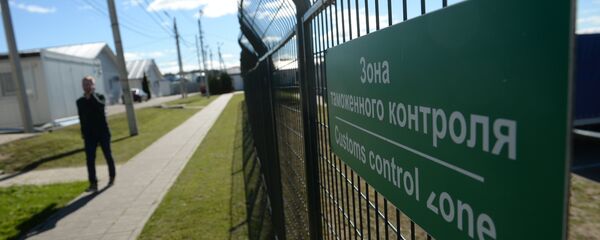 Зона таможенного контроля, фото из архива Зона таможенного контроля, фото из архива - Sputnik Азербайджан