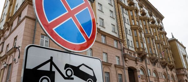 Здание посольства США в Москве - Sputnik Азербайджан