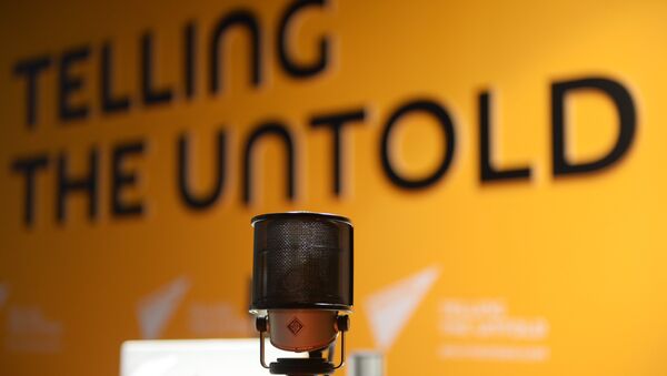 В студии радио Sputnik - Sputnik Азербайджан