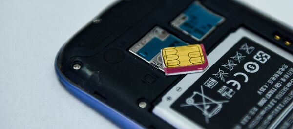 SIM-карта, фото из архива - Sputnik Азербайджан