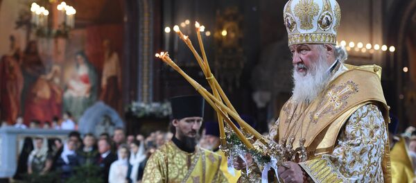 Патриарх Московский и всея Руси Кирилл, архивное фото Патриарх Московский и всея Руси Кирилл, архивное фото - Sputnik Азербайджан