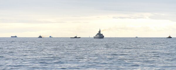 Корабли в Каспийском море, фото из архива Корабли в Каспийском море, фото из архива - Sputnik Азербайджан