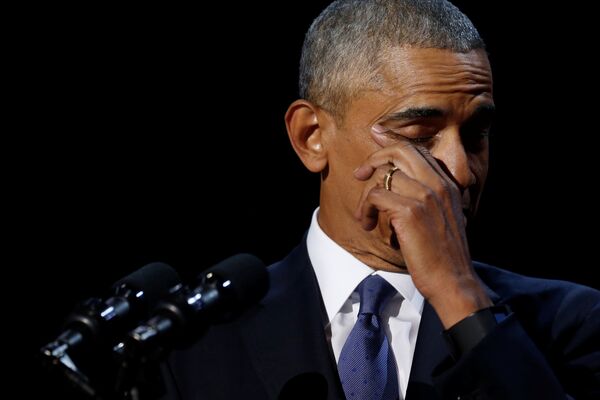 Прощальная речь Барака Обамы в Чикаго - Sputnik Азербайджан