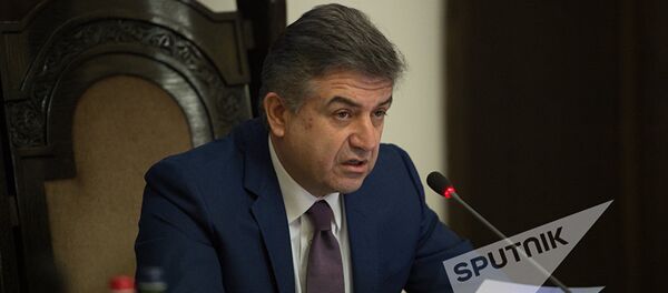 Премьер-министр Армении Карен Карапетян, фото из архива - Sputnik Азербайджан