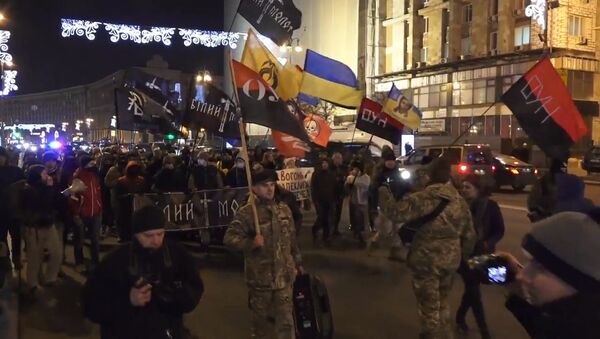 Марш националистов в Киеве - Sputnik Азербайджан